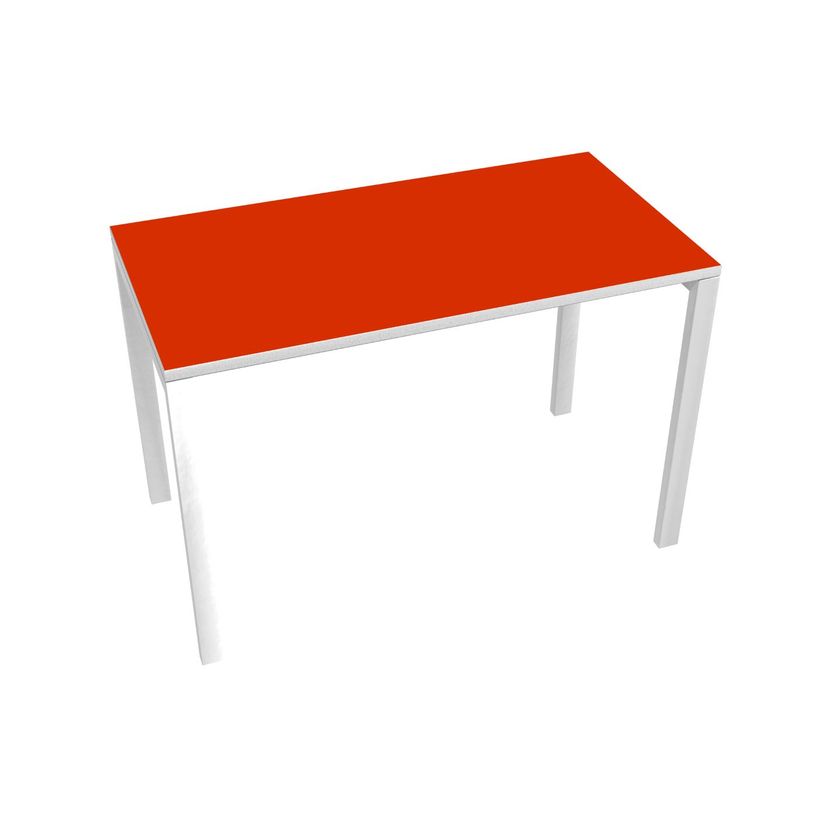 3660141251906-Bureau compact EASYDESK - L114 x P60 cm - Rouge-P_79407988_1-0