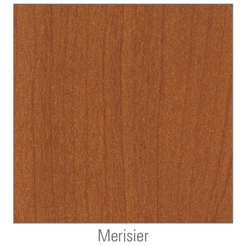 3253310150171-Bureau droit IDRA - Vague à droite - L160 cm - Pieds blancs - plateau imitation Merisier-P_79408646_4-3