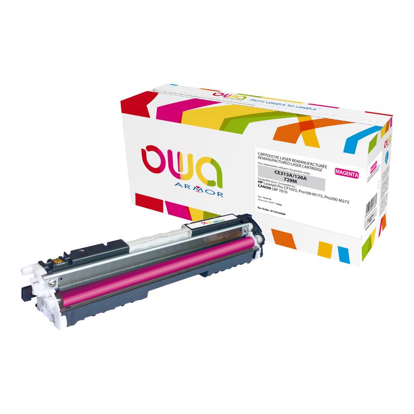 3112539607333-Cartouche laser compatible HP 126A - magenta - Owa K15410OW-P_79410819_1-0