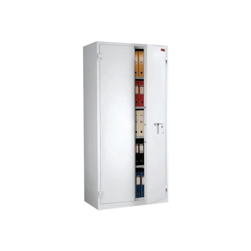 3700092256299-Reskal BM1220 - Armoire forte 349L - à clé - acier blanc-P_79412122_1-0