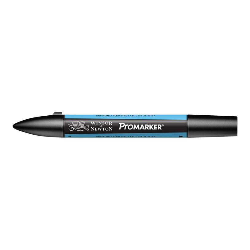 884955042250-ProMarker - Marqueur double pointe - bleu ciel-P_79412288_2-1
