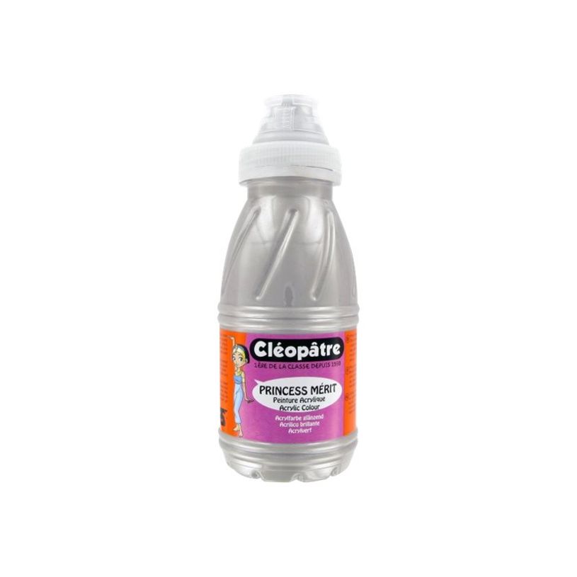 3134725001961-Cléopâtre Princess Mérit - Peinture - acrylique - argent - 250 ml-P_79412747_1-0
