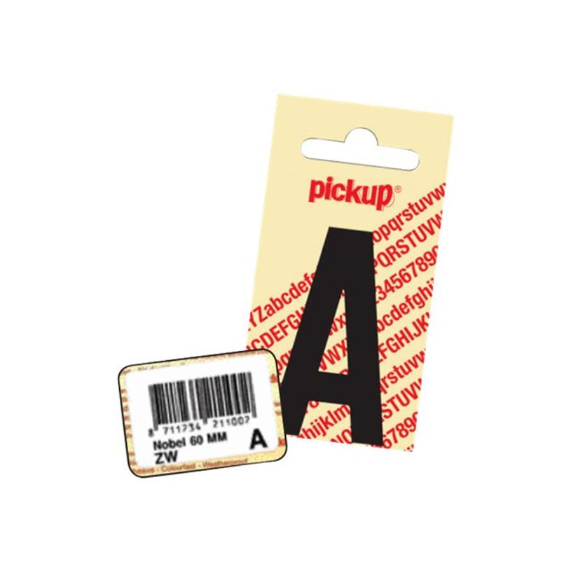 8711234221049-Pickup - Étiquette autocollante - 90 mm - Lettre E - noir mat-P_79412970_1-0