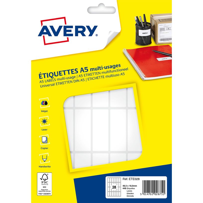 5014702026751-Avery - Etui A5 - 448 Étiquettes multi-usages blanches - 48,5 x 18,5 mm - réf ETE028-P_79413539_4-0