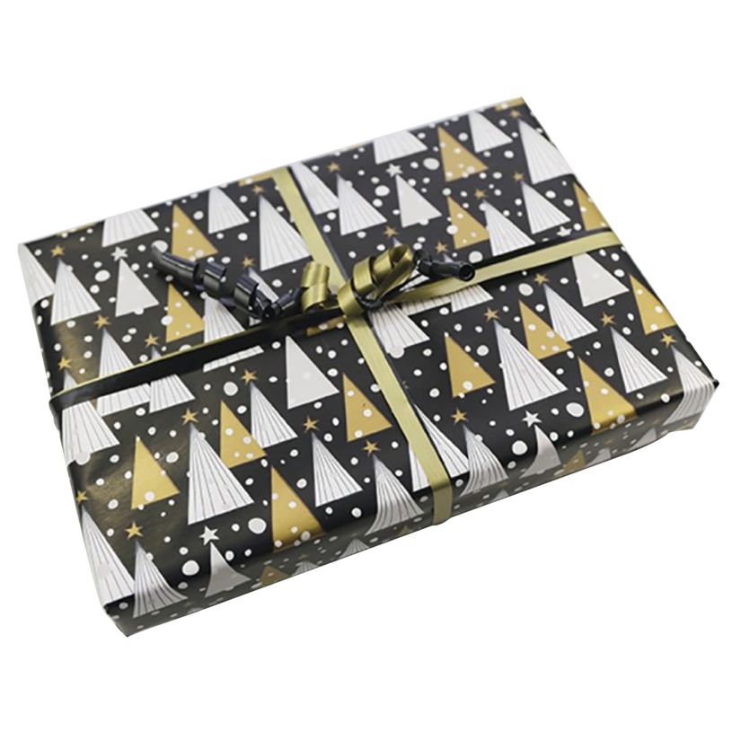 3329682119211-Clairefontaine Alliance - Papier cadeau - 70 cm x 50 m - 60 g/m² - motif sapins fond noir-P_79414979_2-1