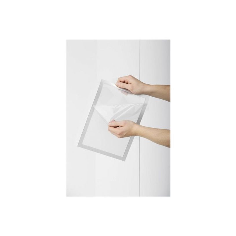 4005546978482-Durable Duraframe Poster Sun - Cadre d'affichage vitrostatique - A3 - argent-P_79415412_3-2