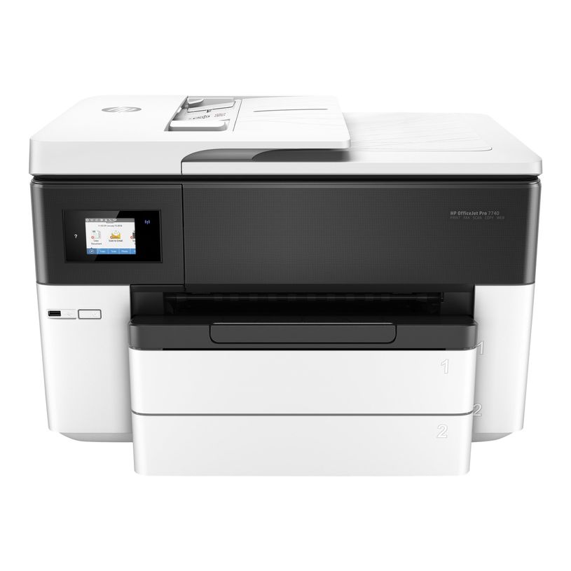 0889894812667-HP Officejet Pro 7740 Wide Format All-in-One - Imprimante multifonctions - couleur - jet d'encre - A3/Ledger (297 x 432 mm) (original) - A3 (support) - jusqu'à 18 ppm (copie) - jusqu'à 22 ppm (impression) - 250 feuilles - 3-P_79415419_14-10