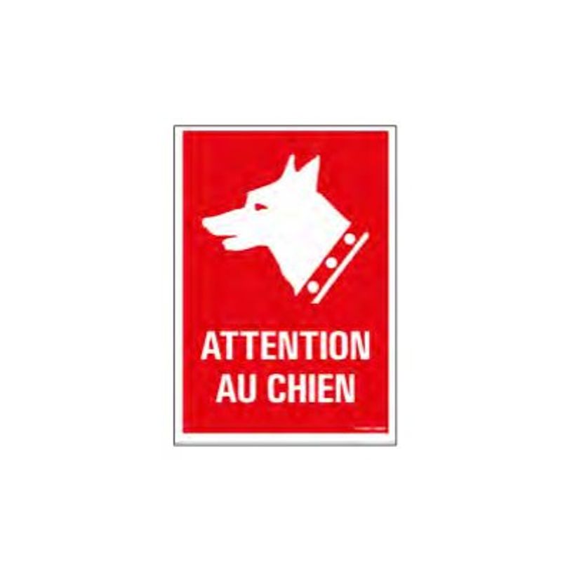 8711234129741-Pickup - Plaque de signalisation - 230 x 330 mm - attention au chien-P_79417808_1-0