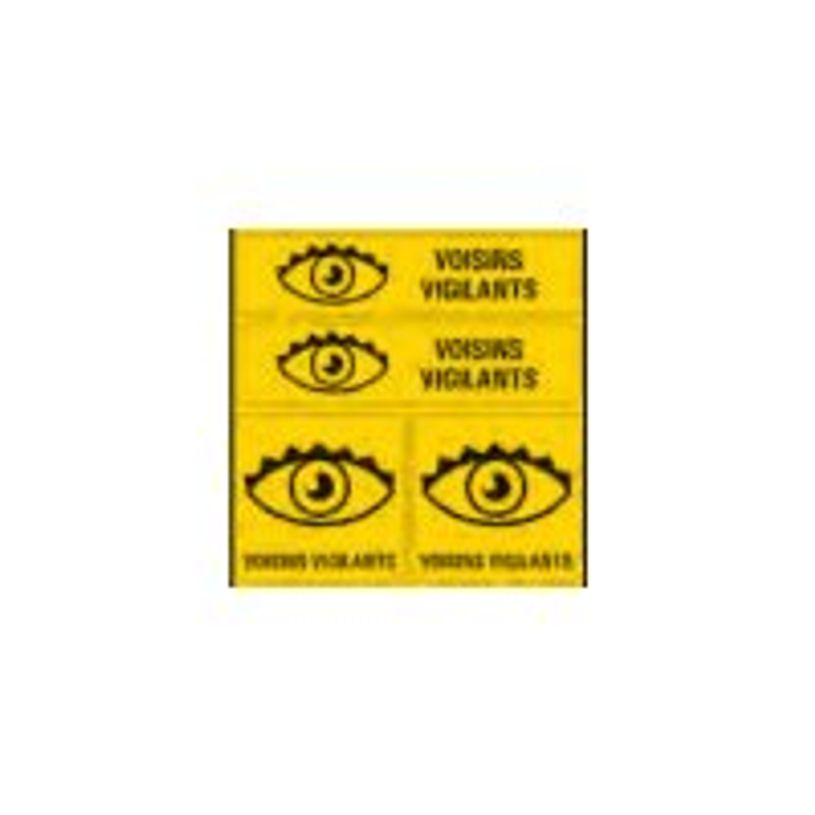 8711234376602-Pickup - Pictogramme - Voisins vigilants - 4 autocollants 15 x 15 cm-P_79417836_1-0