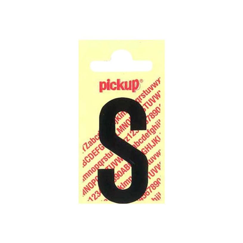2012349362280-Pickup - Étiquette autocollante - 90 mm - Lettre S - noir mat-P_79418013_1-0