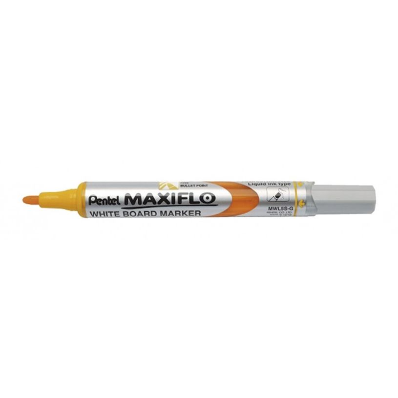 3474377910779-PENTEL MAXIFLO - Marqueur effaçable - pointe ogive - jaune-P_79418438_1-0