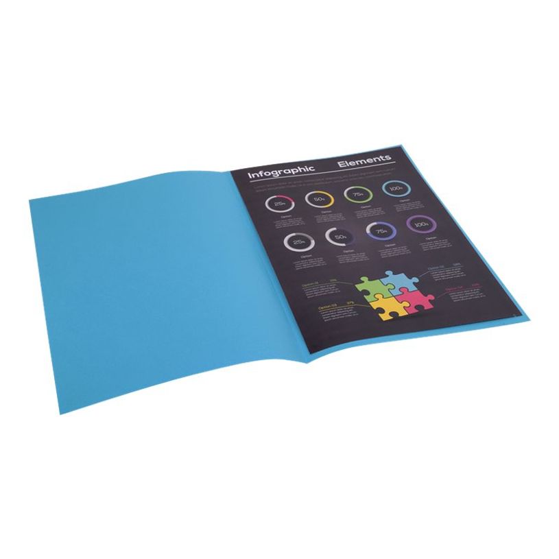 3288588070197-Exacompta Rock"s - 30 Sous-chemises - 80 gr - pour 100 feuilles - turquoise-P_79418841_4-2