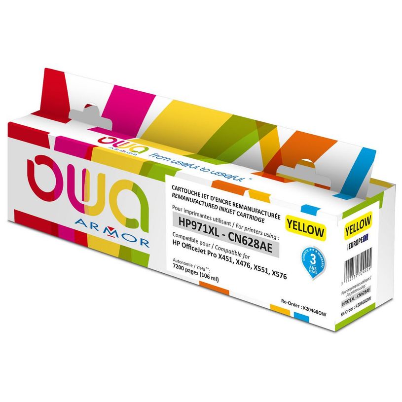 3112539324025-Cartouche compatible HP 971XL - jaune - Owa K20468OW -P_79418848_1-0