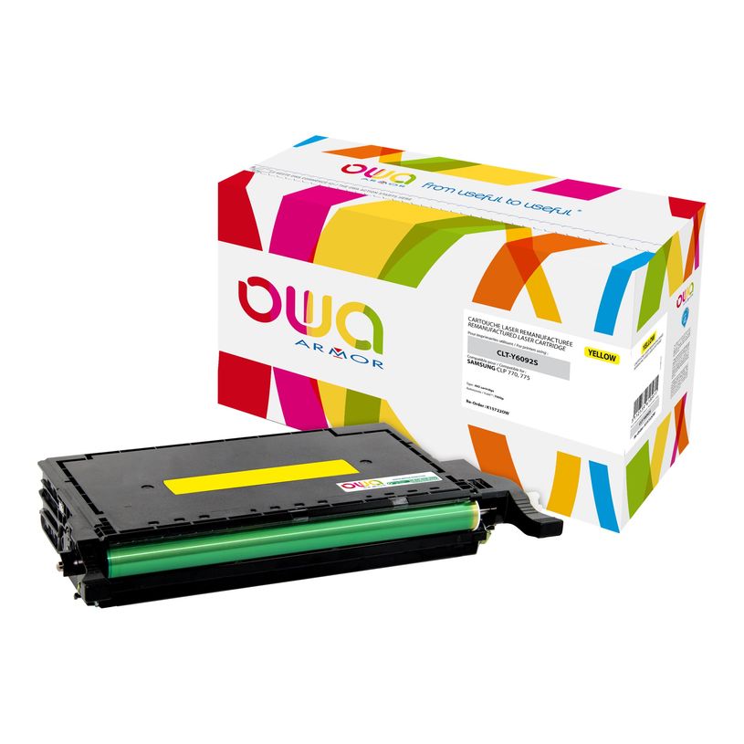 3112539618971-Cartouche laser compatible Samsung CLT-6092S - jaune - Owa K15722OW-P_79418902_1-0