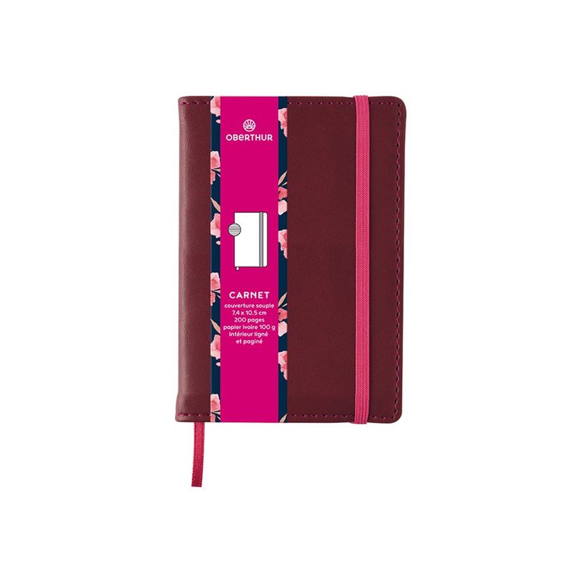 3108724561092-Oberthur Carmen - Carnet de notes A7 - prune-P_79419215_5-0