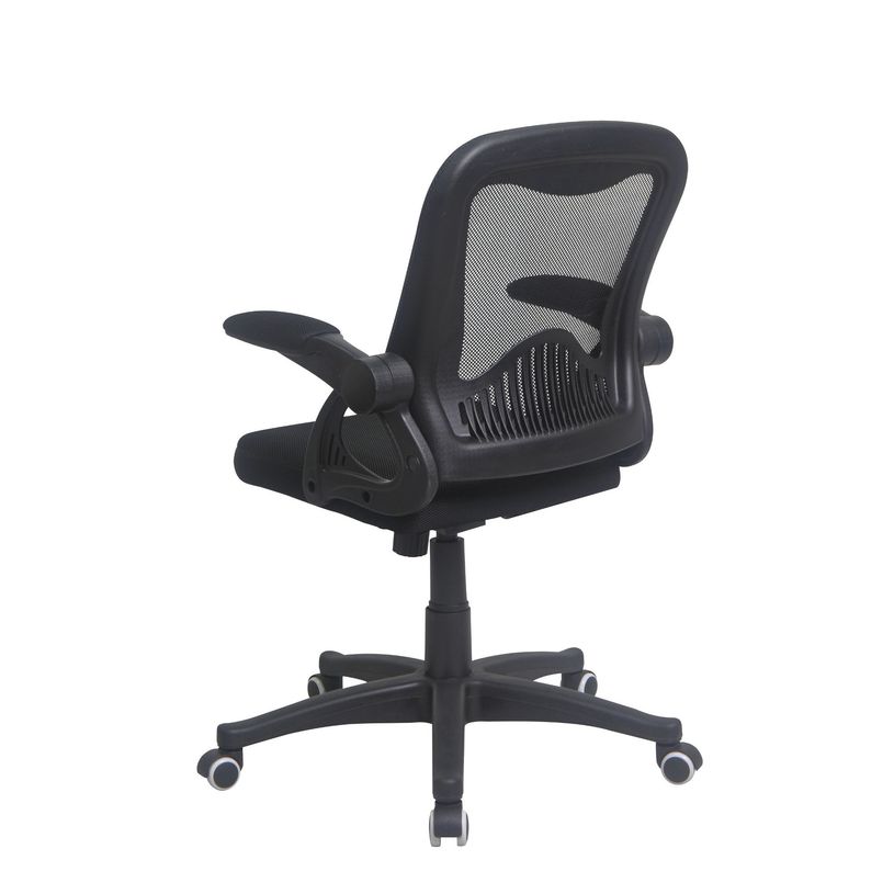 3397701202787-Fauteuil de bureau TEFERA - accoudoirs rabattables - noir-P_79419613_5-3
