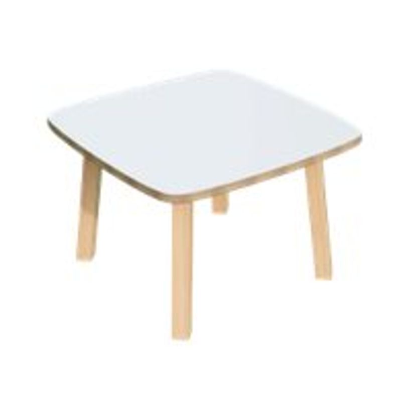 3660141221688-Table basse WOODY - L60 x H40 x P60 cm - plateau blanc-P_79419720_1-0