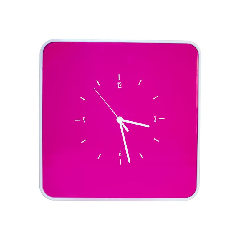 3660141947939-Armoire murale à clés multiBox "Key holder" - Motif horloge - rose-P_79420030_1-0