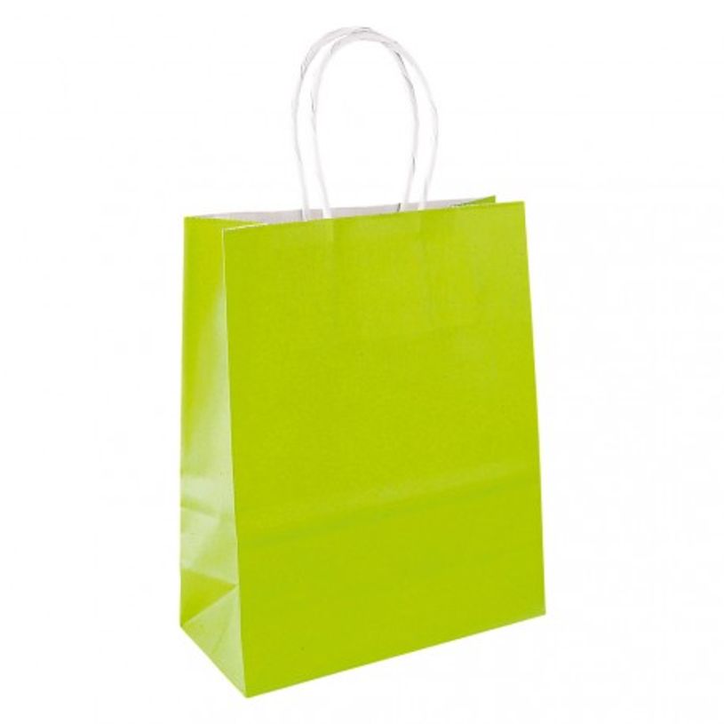 2130858206250-50 Sacs cadeau kraft - poignées torsadées - 35 cm x 14 cm x 40 cm - vert-P_79420037_1-0