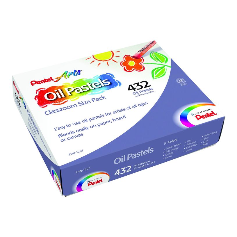 0072512234778-Pentel - 432 Crayons pastel à l'huile-P_79421533_1-0