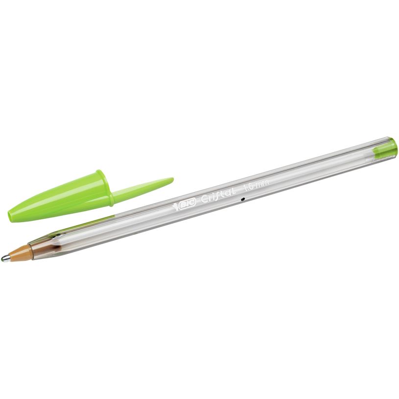 3086123270572-BIC Cristal Fun - Stylo à bille - vert anis - 0.6 mm-P_79421756_2-1