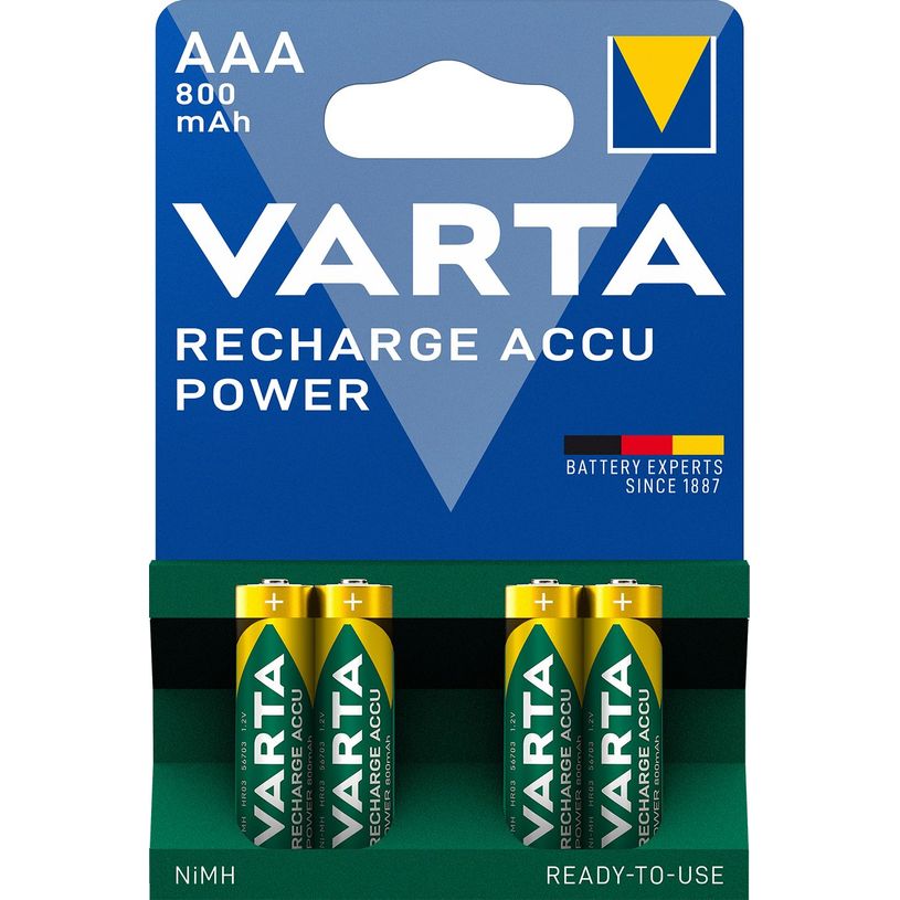 0400794226790-VARTA Accu power - 4 piles alcalines rechargeables - AAA LR03-P_79422679_1-0