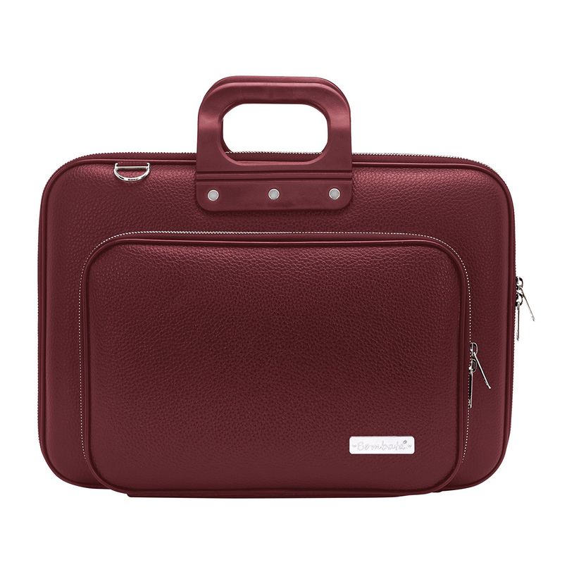 8051406338305-Bombata Classic Plus Vinyle - Sacoche pour ordinateur portable 15,6" - rouge bourgogne-P_79423203_2-0