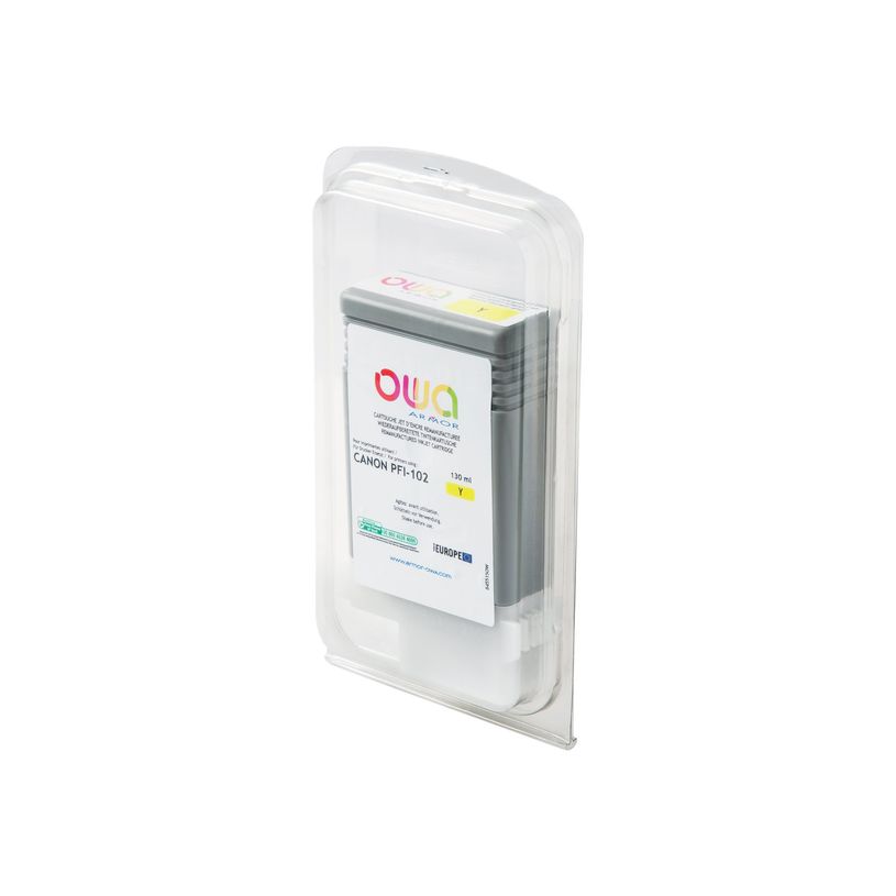 3112539350727-Cartouche compatible Canon PFI-102 - jaune - Owa B45515OW -P_79423586_1-0