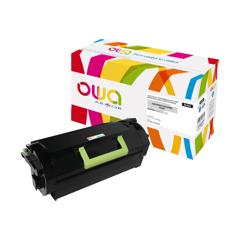 3112539606732-Cartouche laser compatible Lexmark 522H - noir - Owa K15636OW-P_79423659_2-1