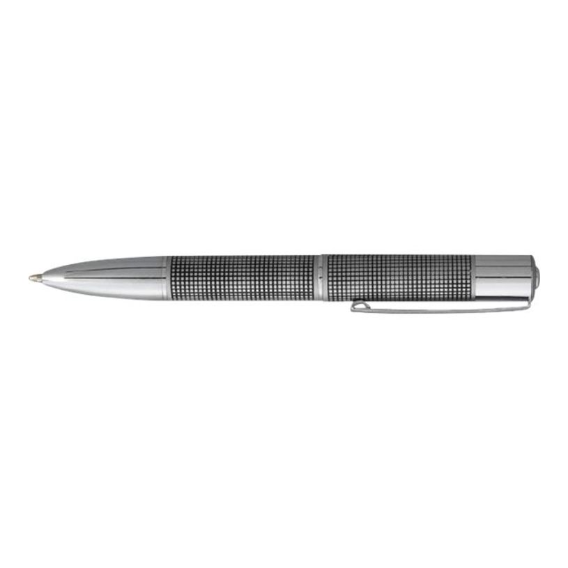 3219911750042-Daniel Hechter Exclusif - Stylo à bille quadrillé noir-P_79424576_1-0