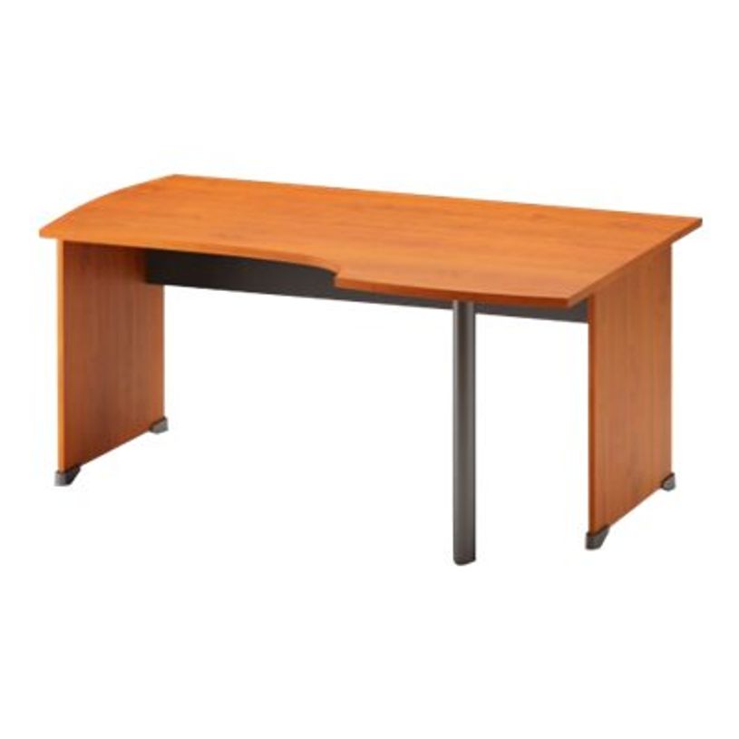 3483600739414-Bureau compact à droite JAZZ+ - 160 cm - Pieds panneaux - Aulne-P_79426147_1-0