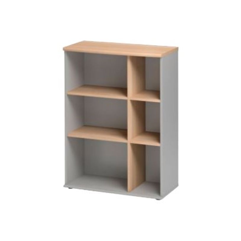 3483600784650-Rangement haut JAZZ+ - L80 x H112 x P39 - 6 niches - Hêtre-P_79426263_1-0