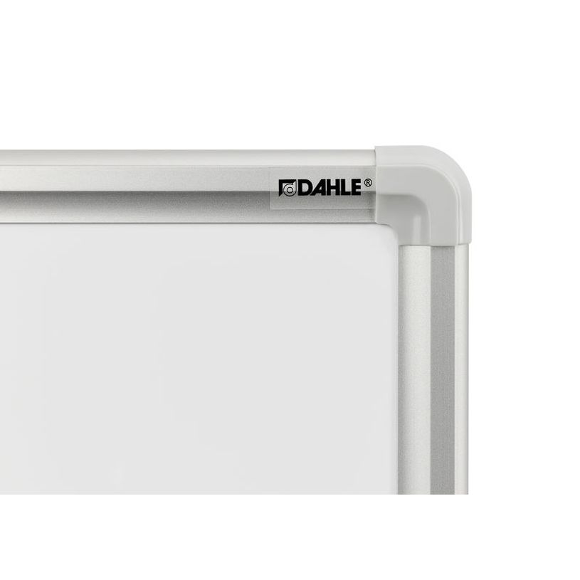 4009729066065-DAHLE - Tableau blanc laqué 90 x 120 cm - magnétique - cadre alu renforcé-P_79429336_2-1