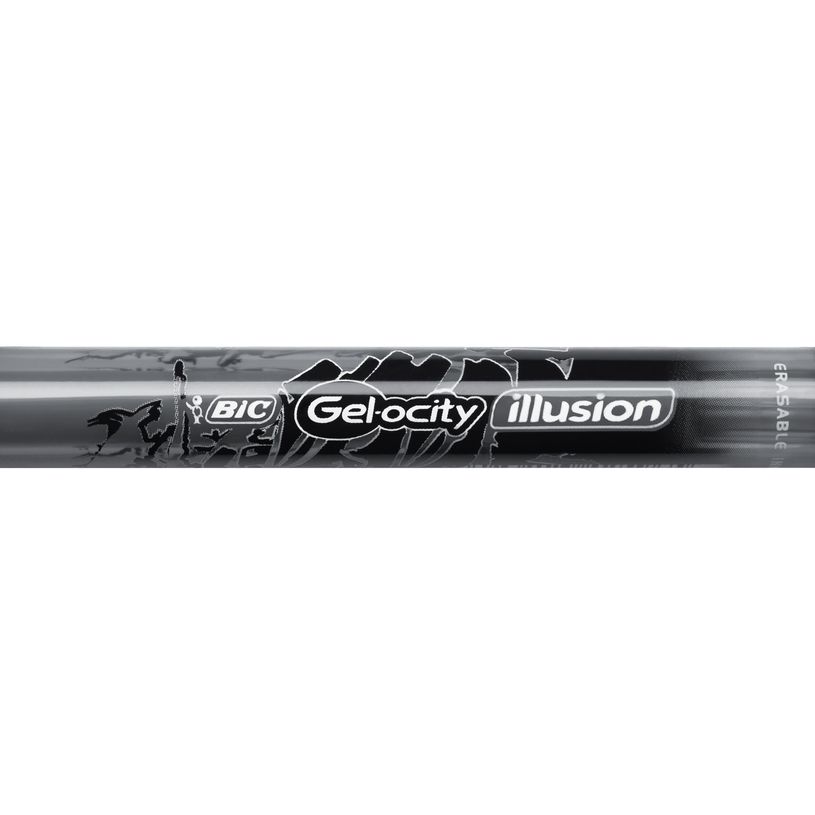 3086123425965-Bic Gelocity Illusion - Roller effaçable - 0,7 mm - noir-P_79429577_4-3