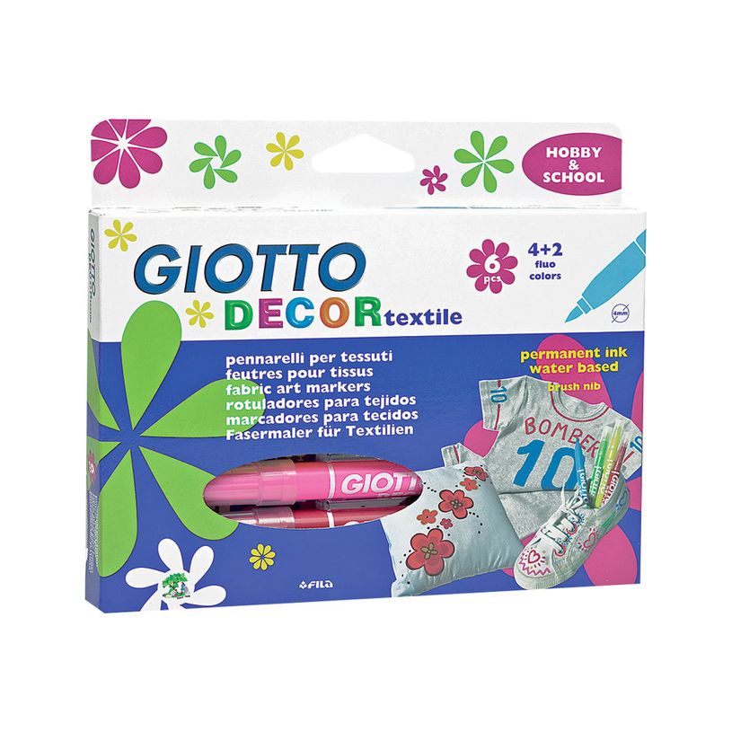 8000825495007-GIOTTO DECOR Textile - 6 Feutres - spécial textile-P_79430014_1-0