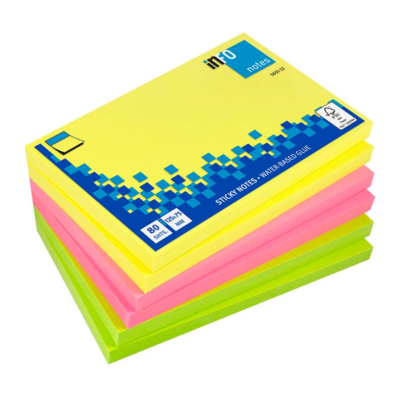 4011169655327-Global Notes - Notes adhésives - 80 feuilles - 75 x 125 mm - couleurs assorties-P_79430395_2-0