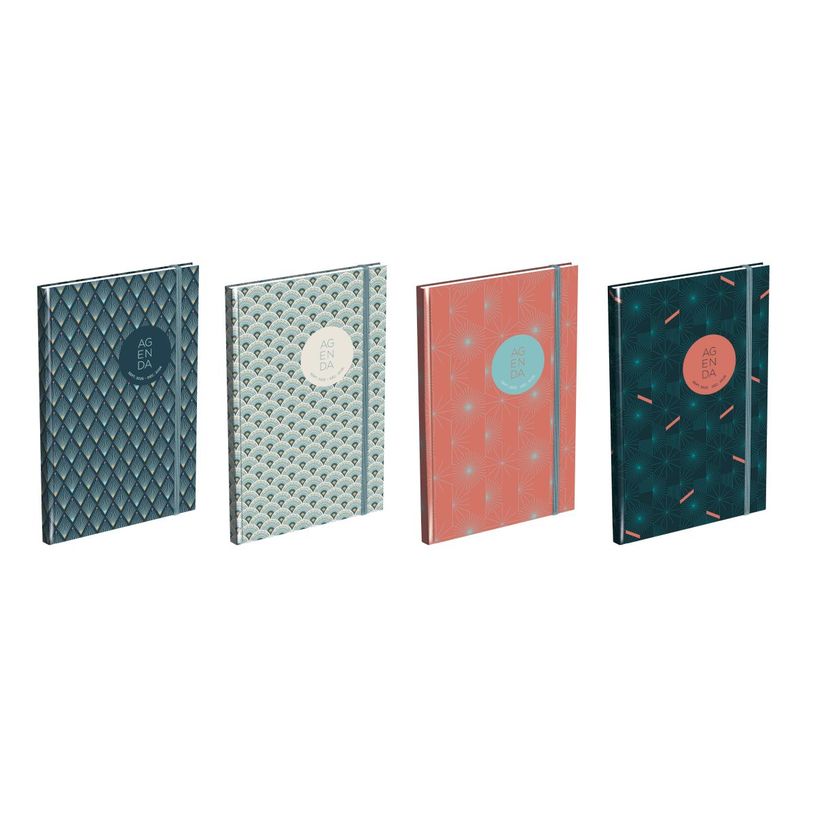3147280087561-Agenda à élastique Lecas Graphics - 16 Mois - 1 semaine sur 2 pages - 16 x 24 cm - diffé-P_79431256_4-0