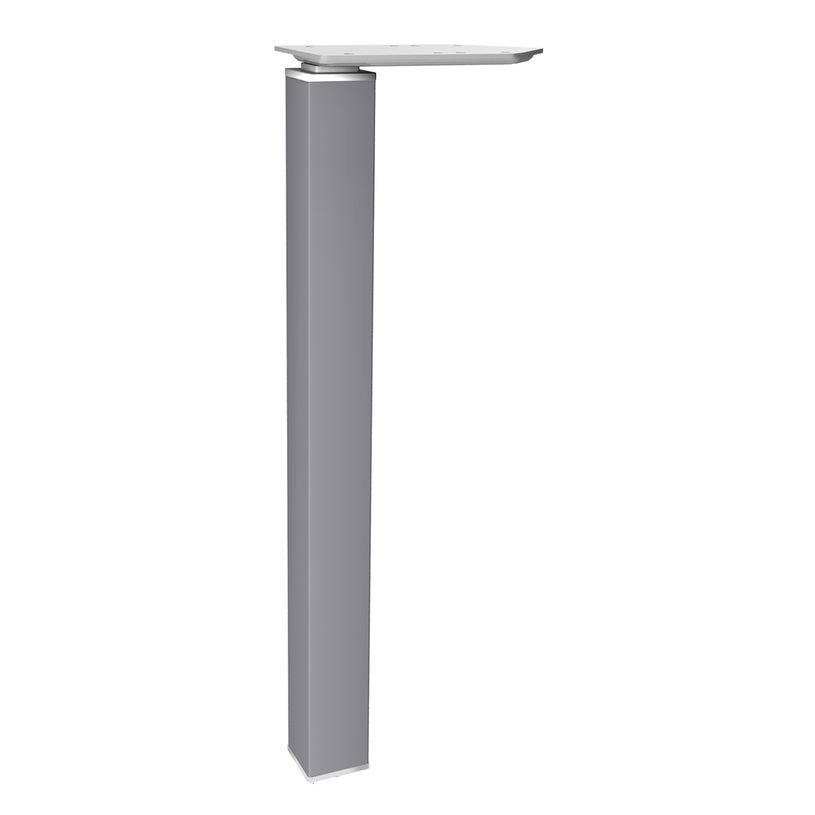 3253310165113-Bureau Vague EXPRIM - L160 cm - Retour gauche - Plateau imitation Erable - Pieds alu-P_79432392_2-1