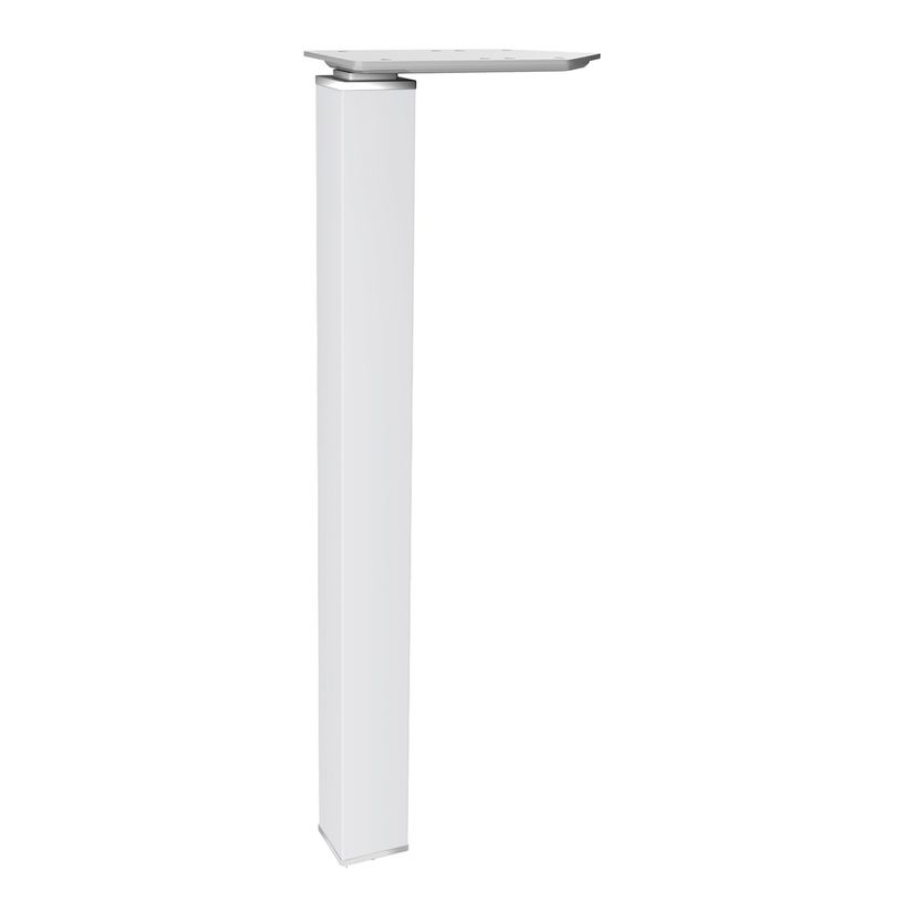 3253310165250-Bureau vague symétrique EXPRIM - L180 cm - Plateau imitation Erable - Pieds blanc-P_79432406_2-2