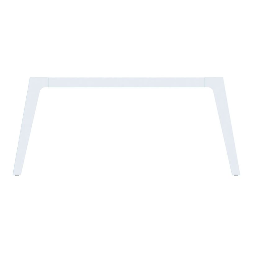 3253310162792-Bureau double STEELY - L160 cm - Double face Depart - Pieds blanc - plateau Blanc Perle-P_79432560_2-1