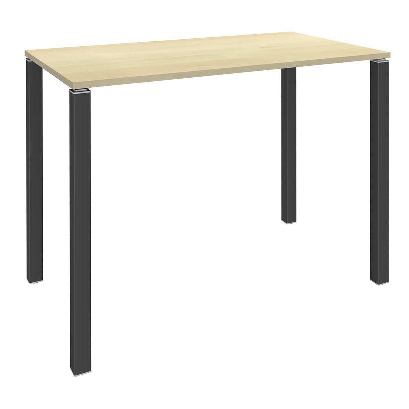 3253310166431-Table Lounge 4 pieds - L120xH105xP80 cm - Pied carbone - plateau imitation érable-P_79432837_1-0
