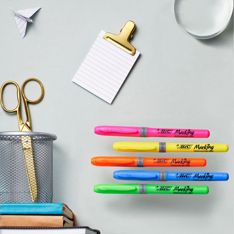 0070330331013-BIC Marking Highlighter Grip - Surligneur - jaune-P_79433943_5-4