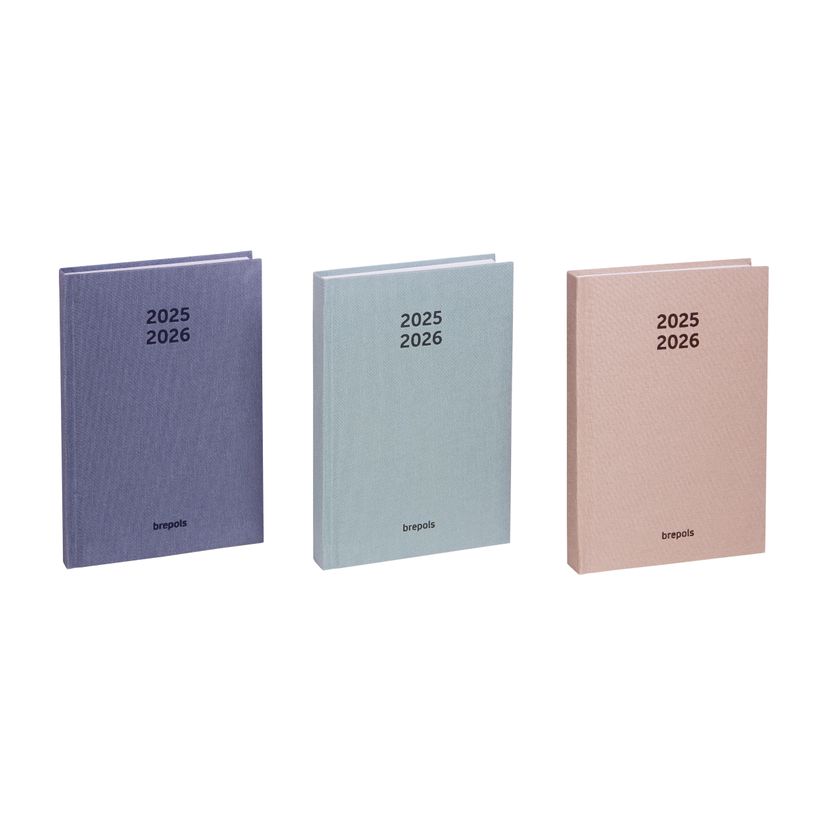 5412303149075-Agenda Raw - 1 jour par page - 12 x 17,5 cm - 3 couleurs disponibles - Brepols-P_79435857_2-0
