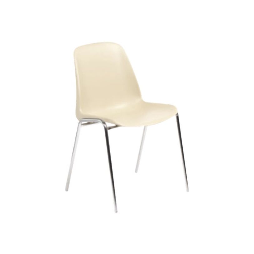 3760185023634-Chaise CHARLOTTE - pieds chromés sans accroche - beige-P_79438538_1-0