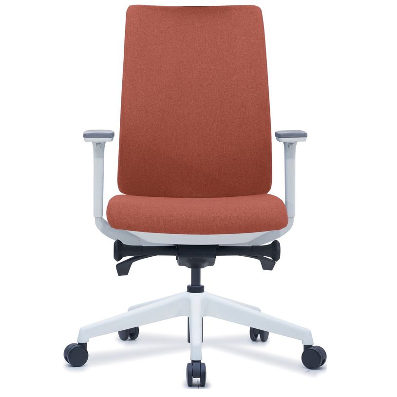 3700339883554-Fauteuil de bureau LEWIS - accoudoirs réglables - appui-tête en option - Rouge-P_79438599_2-1