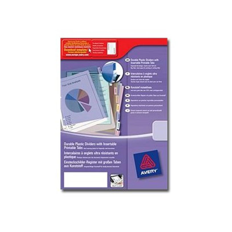 5014702814358-Avery - Double pochette intercalaire 8 positions - A4 Maxi - polypropylène-P_79439758_3-0
