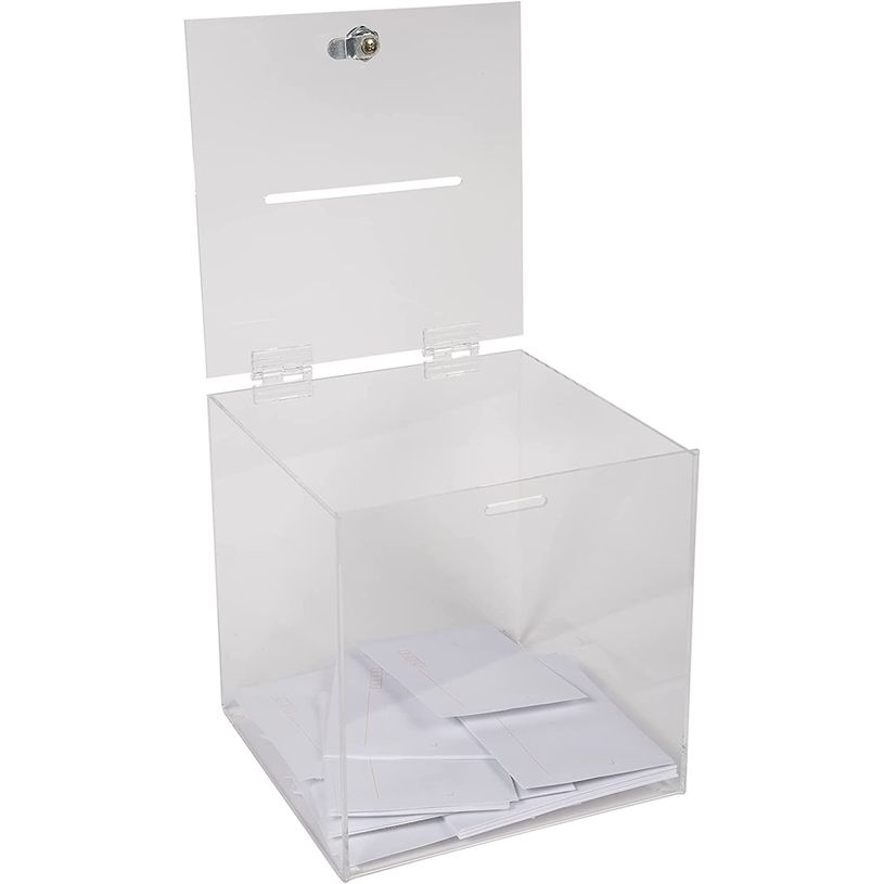 9002493104358-Exacompta - Urne transparente avec couvercle et clé - 25 cm-P_79439973_4-3