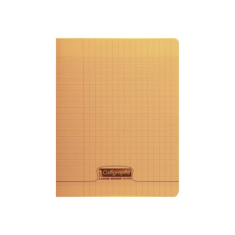 2012349449868-Calligraphe 8000 - Cahier polypro 24 x 32 cm - 48 pages - grands carreaux (Seyes) - orange-P_79440103_1-0