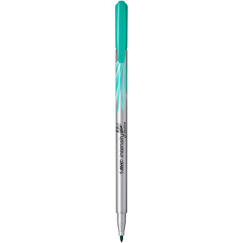 3086123514942-BIC Intensity - Feutre fin - pointe moyenne - vert jade-P_79440296_1-0