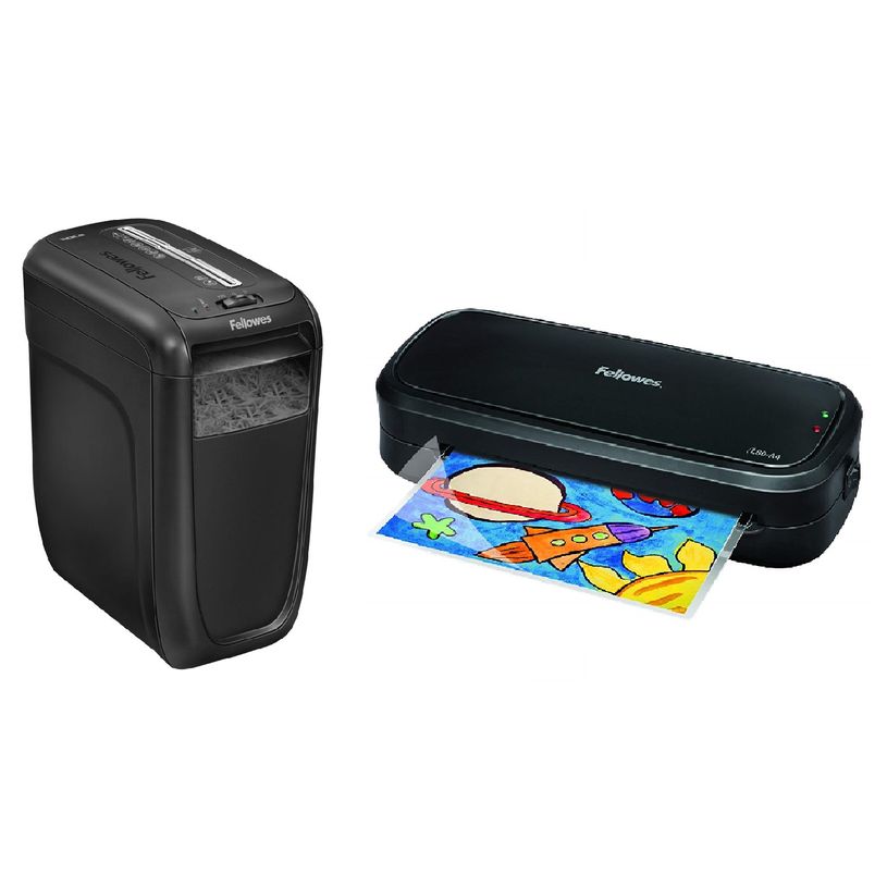 2012349450192-Fellowes 60CS - destructeur de documents coupe croisée - 10 feuilles - Corbeille 22 litres-P_79440424_1-0